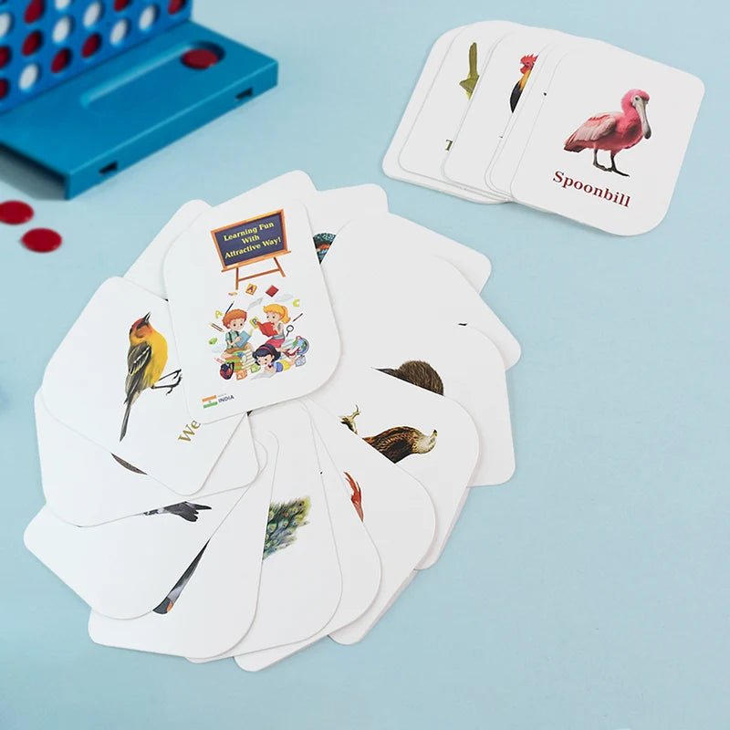 Kidkraft Early Learner Educational Flashcards 32 Birds