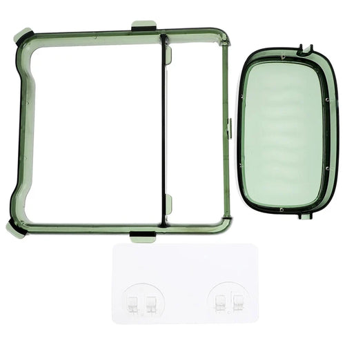 2-in-1 Self-adhesive Towel Hanger Soap Holder Stand (1 Pc)