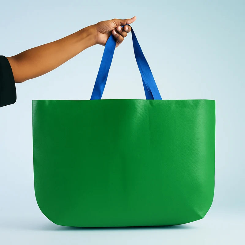 Eco-friendly Large Shopping Tote Bag 62x44cm (Mixcolor 1 Pc)