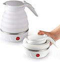 2137 Silicone Foldable Collapsible Electric Water Kettle Camping Boiler