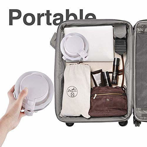 2137 Silicone Foldable Collapsible Electric Water Kettle Camping Boiler