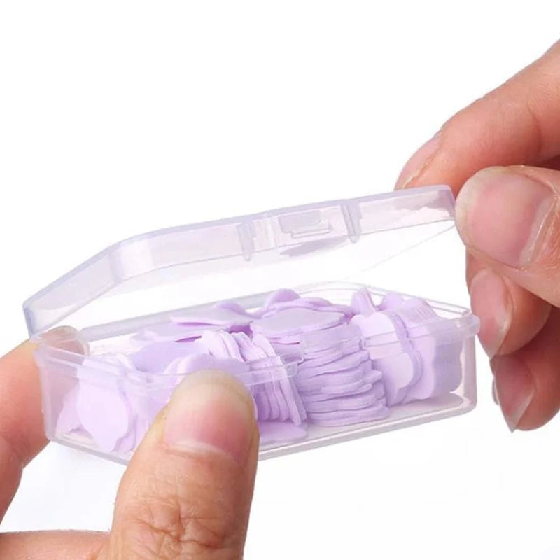 Mini Portable Travel Soap Paper Sheets Flower Shape (100 Pcs Set Approx Mix Color)